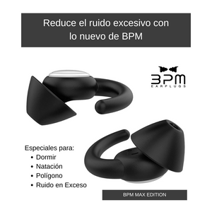 BPM MAX - Protectores de oído para dormir y natación