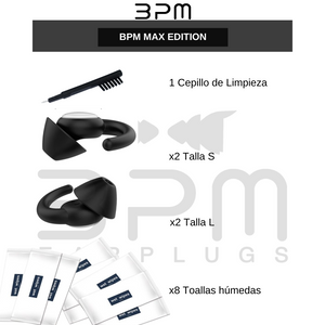 BPM MAX Ear Protectors for Sleeping and Swimming